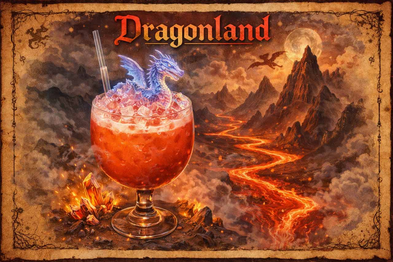 dragonland cocktail medeival cocktails coctales