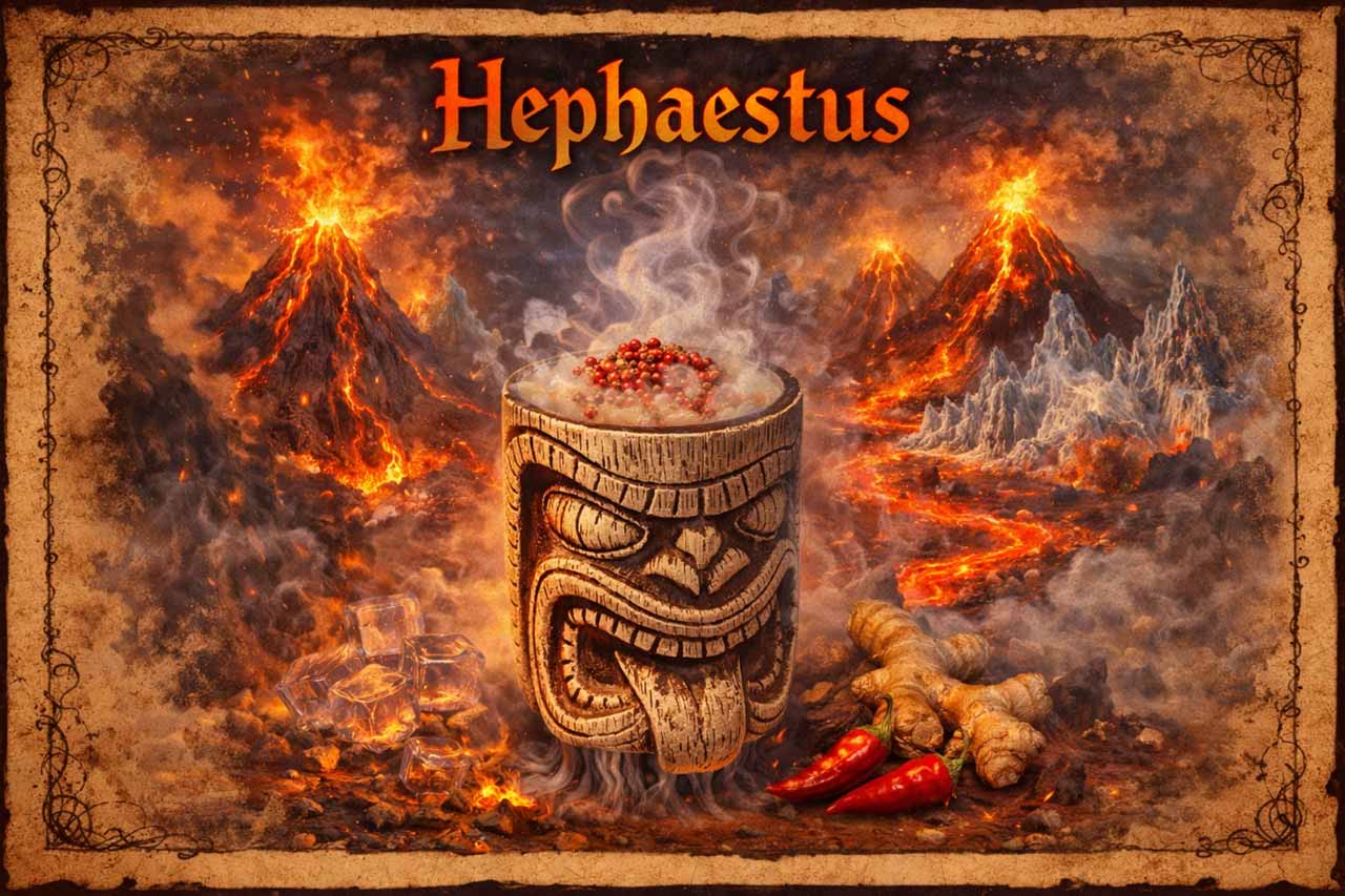 hephaestus cocktail medeival cocktails coctales