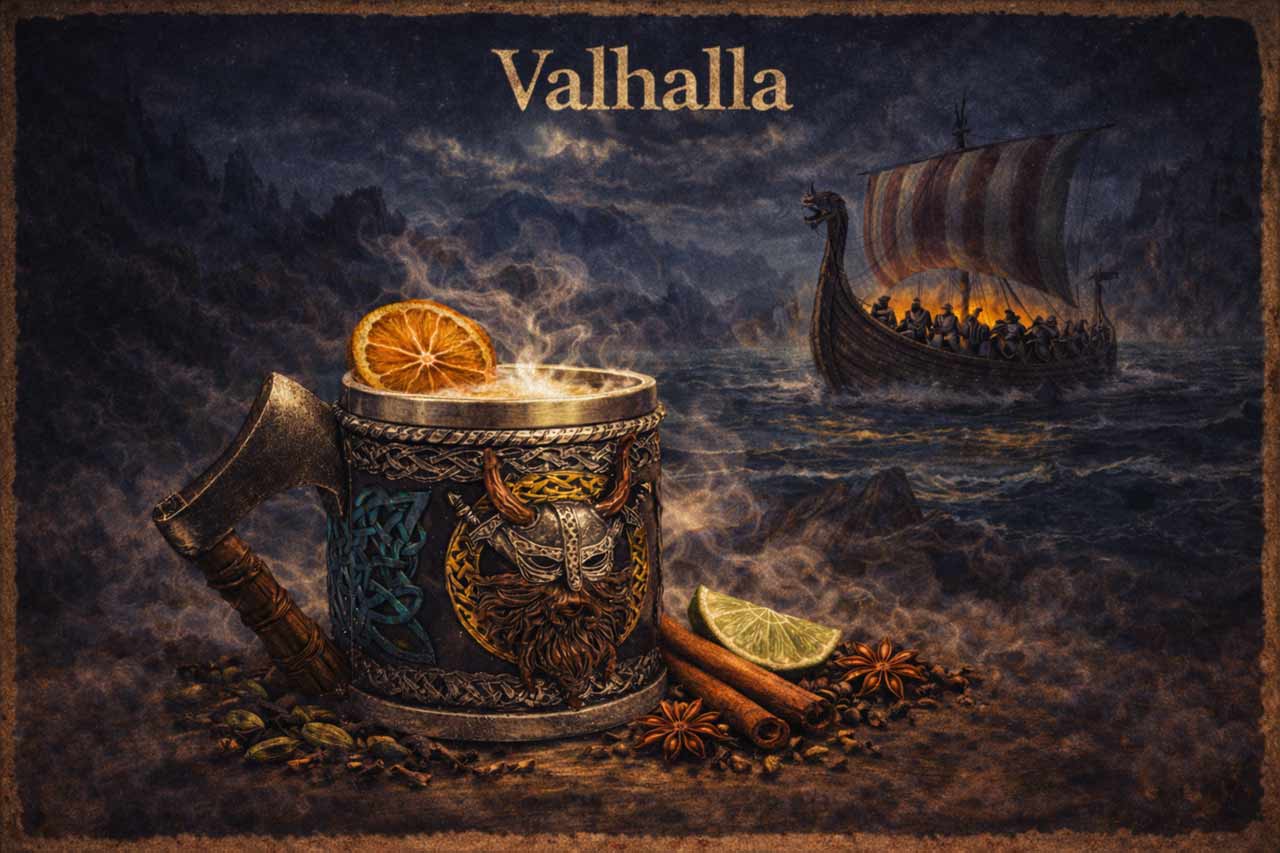 valhalla secret cocktail medeival cocktails coctales